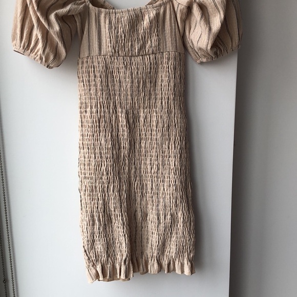 NWT Bershka Striped Smocked Mini Dress! - Picture 10 of 14